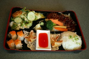 delicious japanese food - Sakura Dinner Entrée sushi